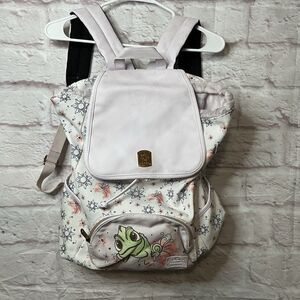 Disney Loungefly Tangled Pascal Lizard Bookbag Full Size Canvas/Leather